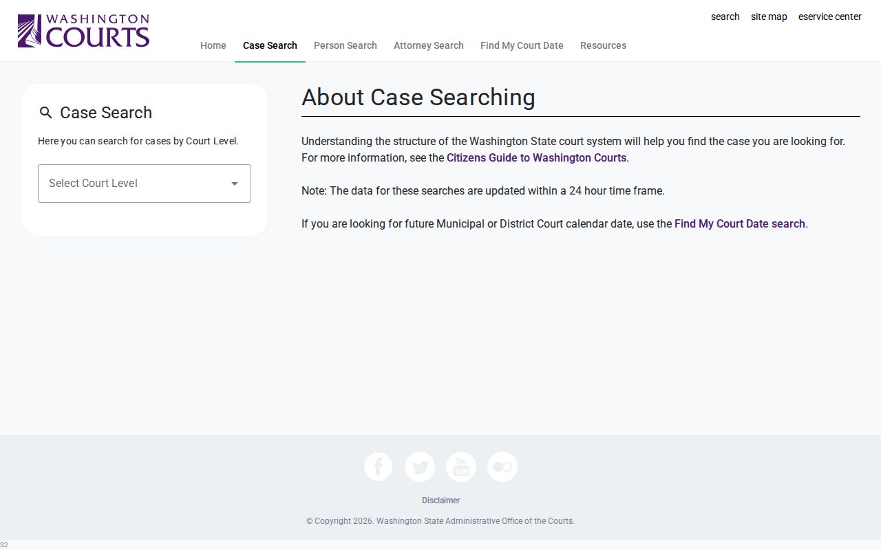 Kent residents directory Washington court search